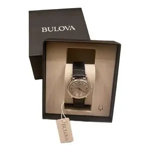 New with tags and original box Leather band Bulova watch 96T58 Bulova | Accessories | New With Tags And Original Box  main image 4